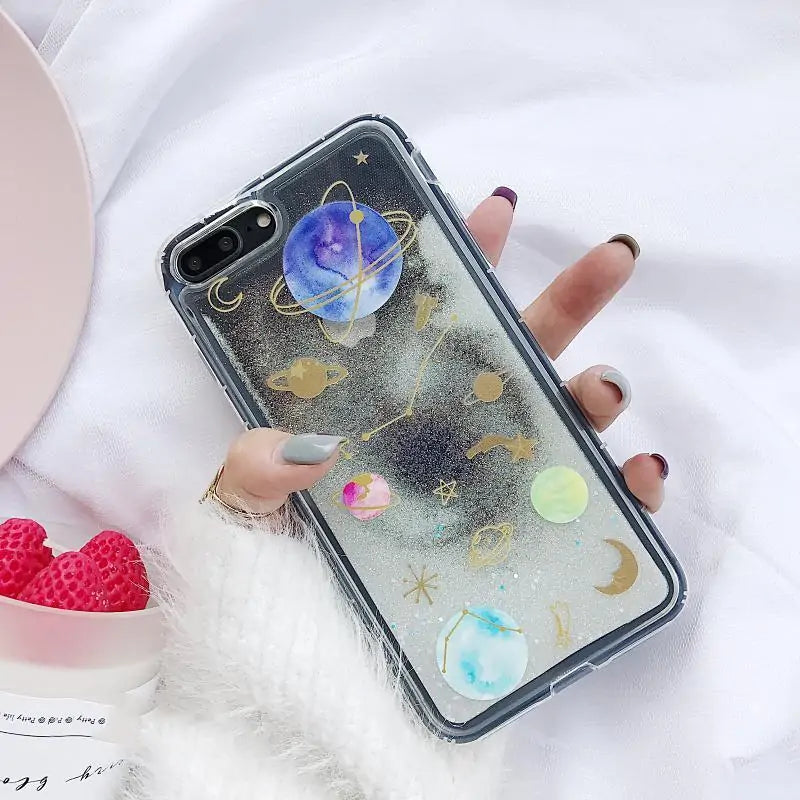 Galactic Glitter Cases