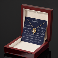 To My Daughter - You fill my days with joy and laughter - Necklace