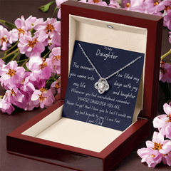 To My Daughter - You fill my days with joy and laughter - Necklace